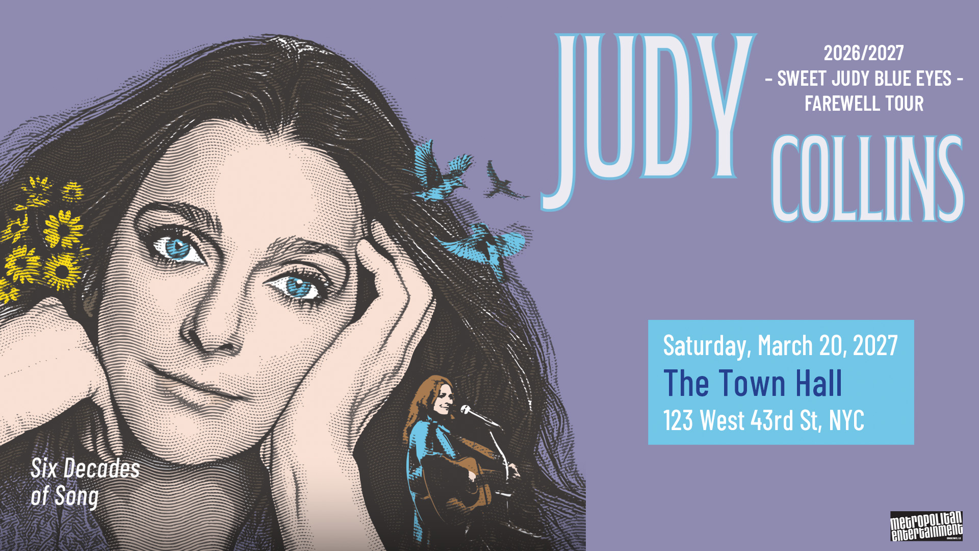 Judy Collins - Sweet Judy Blue Eyes: Farewell Tour • The Town Hall