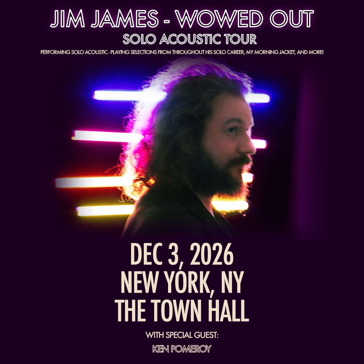 Jim James (Solo Acoustic) - Wowed Out Tour • The Town Hall