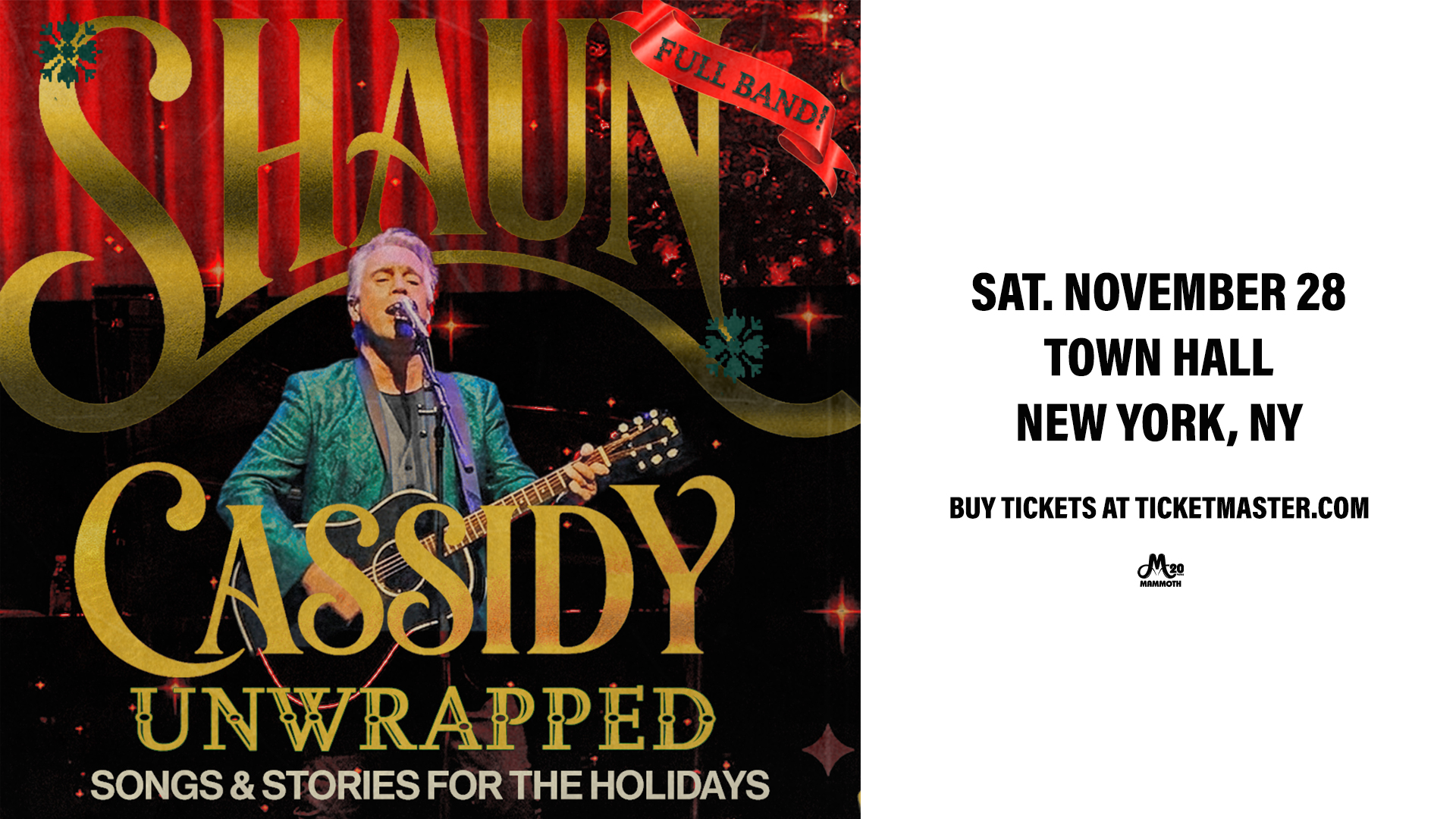 Shaun Cassidy • The Town Hall